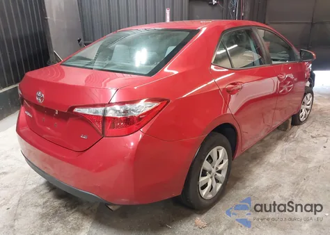 2016 Toyota Corolla Le из США, поврежденный, VIN 2T1BURHEXGC712095